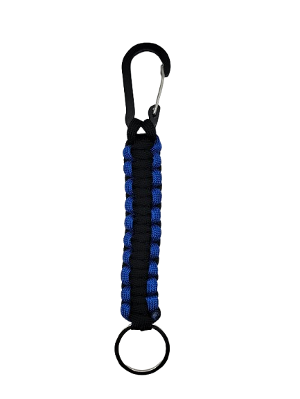 Black&Blue Paracord Keychain