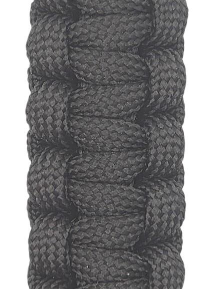 Black Paracord Keychain