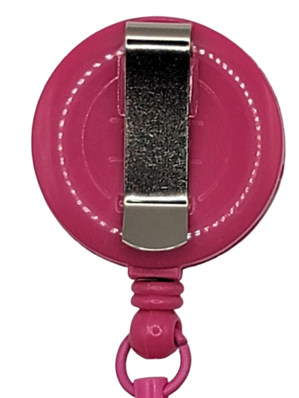 Hot Pink Scrubs Badge Reel
