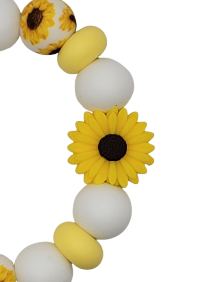Sunflower Backpack Charm