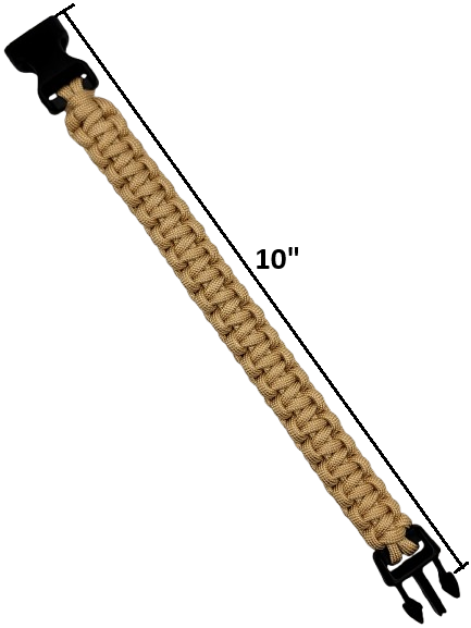 Gold Cobra Knot Paracord Bracelet