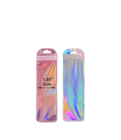 5cm Holographic pen bags - 10 pack