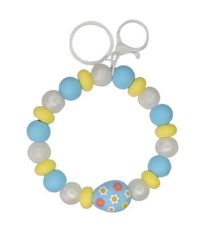 Easter egg blue Wristlet