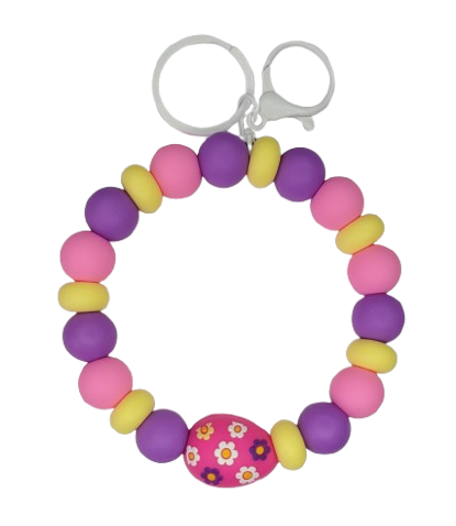 Easter egg purple Wristlet