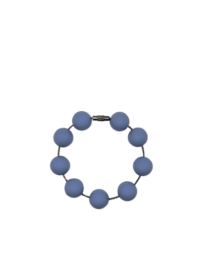 Colonial Blue Solid Silicone Beads