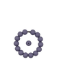 Lilac Solid Silicone Beads