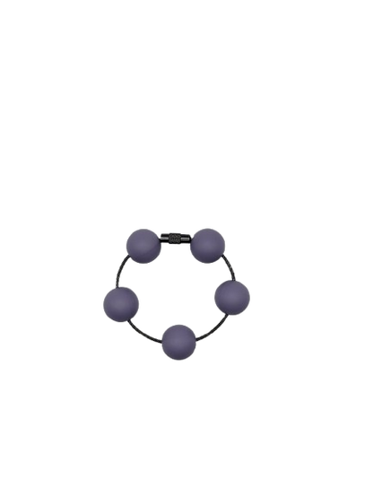 Lilac Solid Silicone Beads