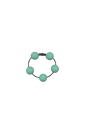 Mint Green Solid Silicone Beads