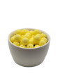 Lemon Solid Silicone Beads