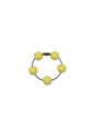Lemon Solid Silicone Beads
