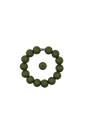 Olive Solid Silicone Beads