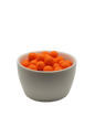 Orange Solid Silicone Beads