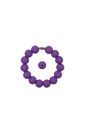 Classic Purple Solid Silicone Beads