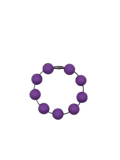 Classic Purple Solid Silicone Beads