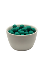 Dark Green Solid Silicone Beads