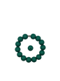 Dark Green Solid Silicone Beads