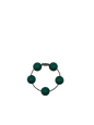 Dark Green Solid Silicone Beads