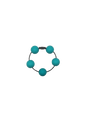 Teal Solid Silicone Beads