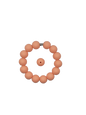 Light Salmon Solid Silicone Beads