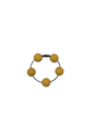 Oat Yellow Solid Silicone Beads