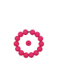Hot Pink Solid Silicone Beads