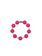 Hot Pink Solid Silicone Beads