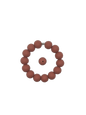 Rust Solid Silicone Beads