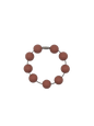Rust Solid Silicone Beads