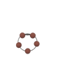 Rust Solid Silicone Beads