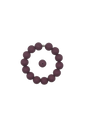 Mulberry Solid Silicone Beads
