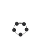 Black Solid Silicone Beads
