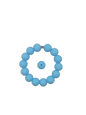 Light Blue Solid Silicone Beads