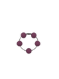 Magenta Solid Silicone Beads