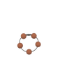 Rust Brown Solid Silicone Beads