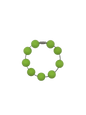Light Green Solid Silicone Beads