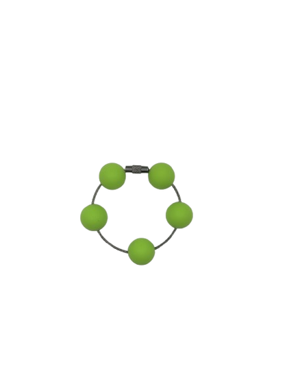 Light Green Solid Silicone Beads