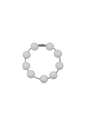 White Solid Silicone Beads