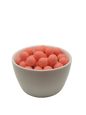 Coral Solid Silicone Beads