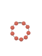 Coral Solid Silicone Beads