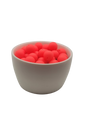 Shocking Pink Solid Silicone Beads