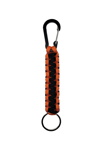 Black&Orange Paracord Keychain