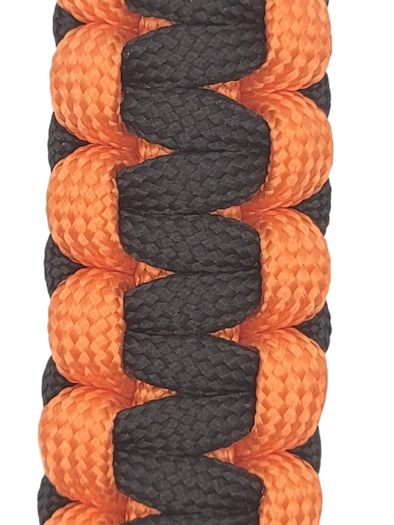 Black&Orange Paracord Keychain