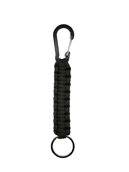 Dark Green Paracord Keychain