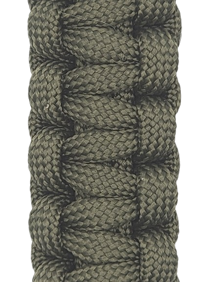 Dark Green Paracord Keychain