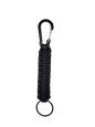 Black Paracord Keychain