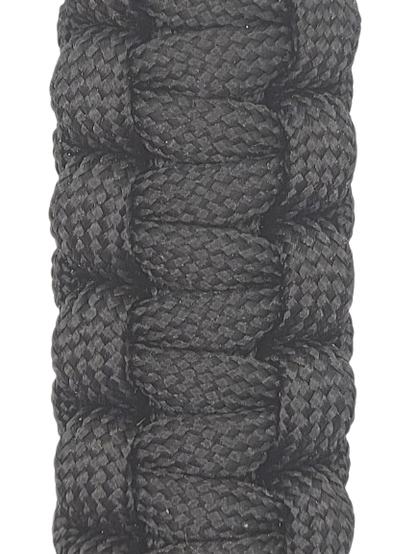 Black Paracord Keychain