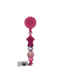 Hot Pink Scrubs Badge Reel