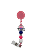 Pink Nurse Life Badge Reel