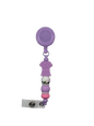 Purple Scrubs Badge Reel