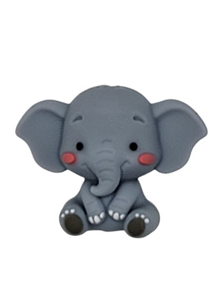 Springtime Elephant Keychain